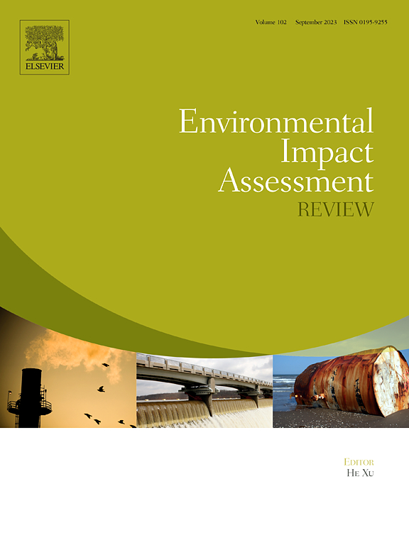 Go to journal home page - Environmental Impact Assessment Review